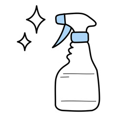 spray bottle vector