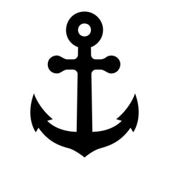 anchor glyph icon