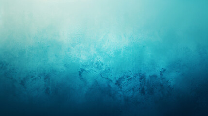 Gradient background ranging from light aqua to rich teal.