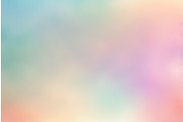 Obraz premium Abstract Gradient Smooth Blurred Bokeh Pastel Background Image