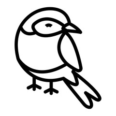 Bird Vector Line Icon