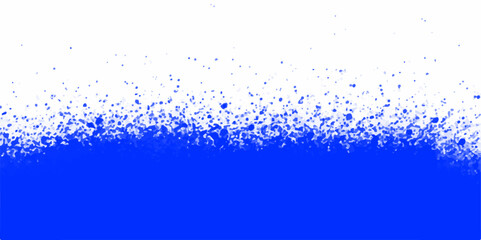 Abstract blue and white powder splatted snow background, Freeze motion of color powder exploding/throwing color powder, color glitter texture on white background	
