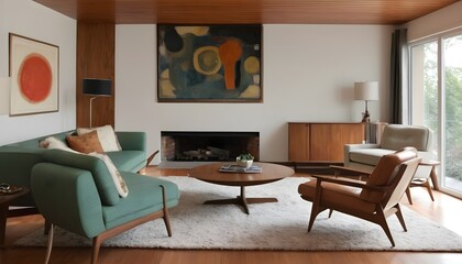 Mid Century Modern Living Room