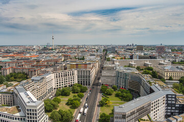 Berlin Germany, high angle view city skyline at Potsdamer Platz - 729806823