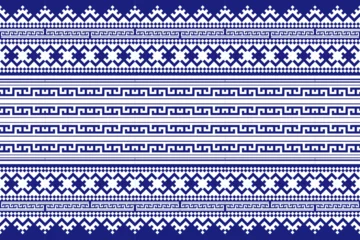 Photo sur Plexiglas Style bohème Traditional ethnic,geometric ethnic fabric pattern for textiles,rugs,wallpaper,clothing,sarong,batik,wrap,embroidery,print,background,vector illustration