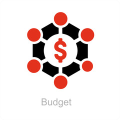 Budget and account icon concept