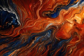 marble floor background in green black orange purple red and many others colors with golden lining and cracked inside the marbled design with abstract background 