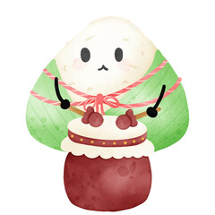 Joyful Dragon Boat Festival Clipart Set - Traditional Illustrations of Celebration