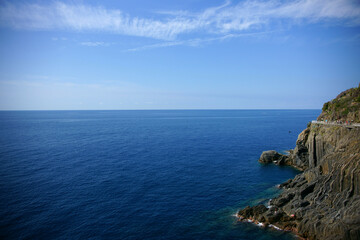 Obraz premium Beautiful village in Cinque Terre, Vernazza, La Spezia