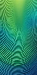 Coiled Shapes in Blue and Green