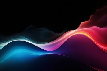 Abstract Wave background full color , created by ai generated