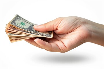 money hand isolate