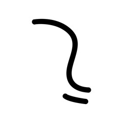 Abstract Line Doodle Art