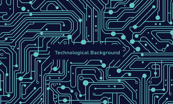 electronic circuit board pattern background 