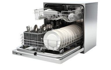 Dishwasher Featuring Isolated Stainless Steel Interior