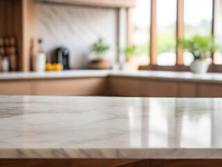 A countertop in a kitchen. Generative AI
