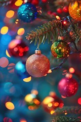 Festive background for greetings, template for a card, blank space for text, colorful, bright
