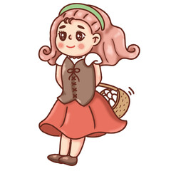 Cute decorative characters