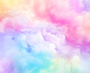 Fototapeta na wymiar Abstract soft rainbow background with fluid patterns.