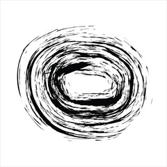 Hand drawn circle sketch set doodle. Pencil line vector. Hand drawn brush circle line sketch set. Vector circular scribble doodle round circles with white background.
