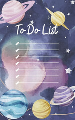 frame with flowers, to do list