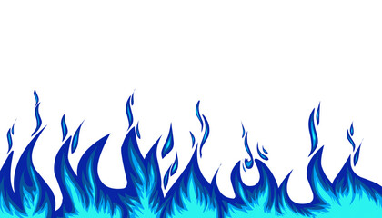 Background with blue fire. Perfect for wallpapers, book covers, posters, banners, advertisements
