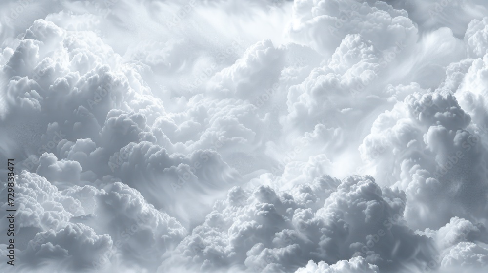Poster a black and white photo of a cloudy sky with a plane in the middle of the picture and a plane in the