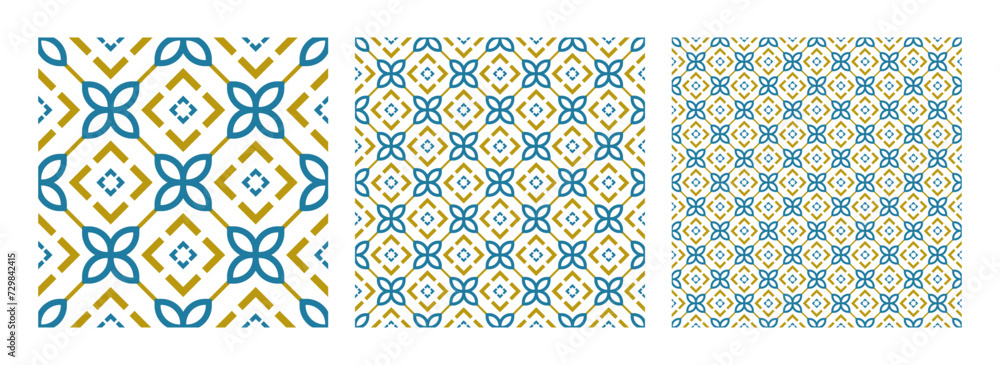 Poster seamless geometric pattern, abstract pattern vector decorative graphic design wallpaper background f