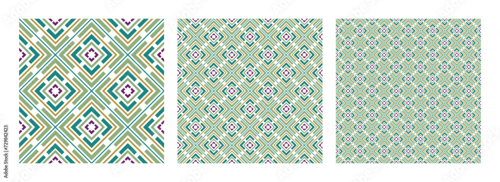 Poster seamless geometric pattern, abstract pattern vector decorative graphic design wallpaper background f