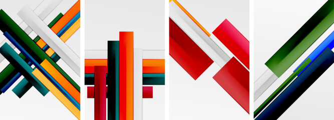 Stripes and lines poster abstract backgrounds. Vector illustration For Wallpaper, Banner, Background, Card, Book Illustration, landing page