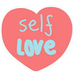 self love in heart shape