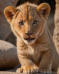 Obraz premium portrait of a lion