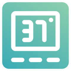 thermostat icon for illustration