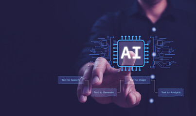 Future technology, artificial intelligence experts will revolutionize business using machine...