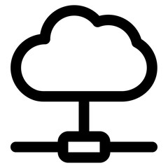 cloud icon for illustration