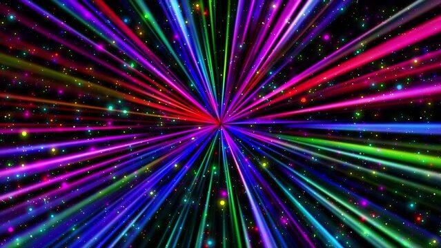 Light Rays VJ Loop