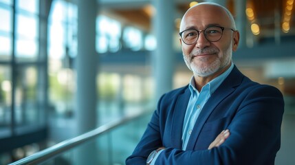 Naklejka premium senior businessman