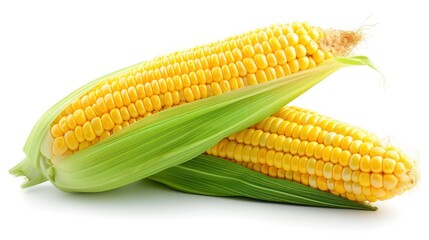corn isolated on a white background