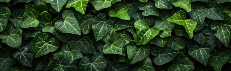 Ivy green plant texture background Generative AI
