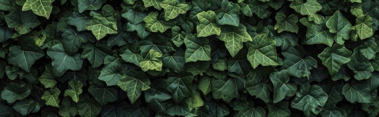 Ivy green plant texture background Generative AI