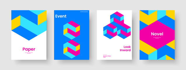 Geometric Business Presentation Layout. Isolated Background Template. Abstract Book Cover Design. Flyer. Brochure. Poster. Banner. Report. Pamphlet. Brand Identity. Portfolio. Catalog. Handbill