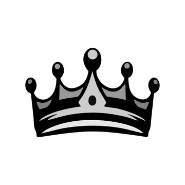 Crowns. Crown Icon vector design illustration. Crown Icon in trendy flat style isolated on a white background. The crown symbol for your website design, logo, app, and template.