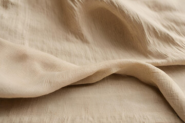 A cotton fabric with a soft, worn-in feel and natural wrinkles