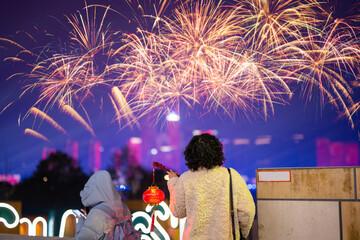 Changsha Spring Festival Fireworks Show, China