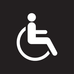 vector disabled icon