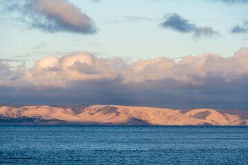 View of Cape Jervis from Penneshaw, Kangaroo Island