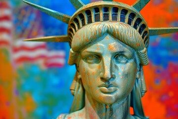 Statue of Liberty Generative AI