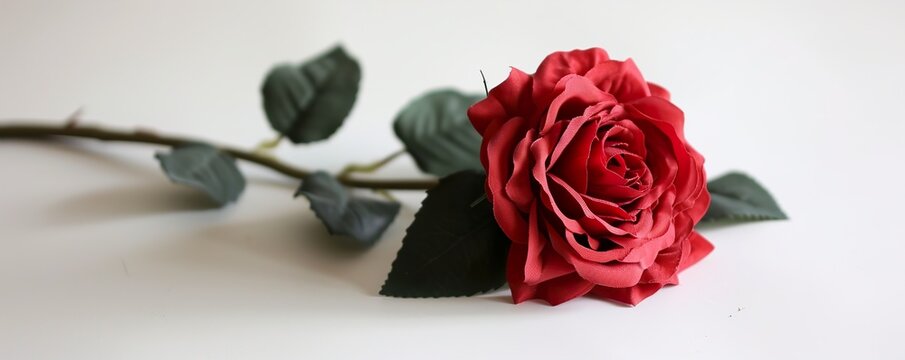 red rose on a black