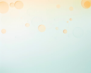 Abstract pattern of pastel circles on gradient background.