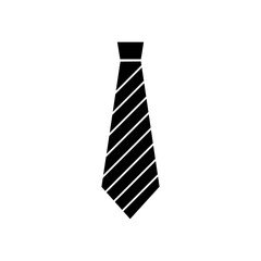 Tie icon on white background.